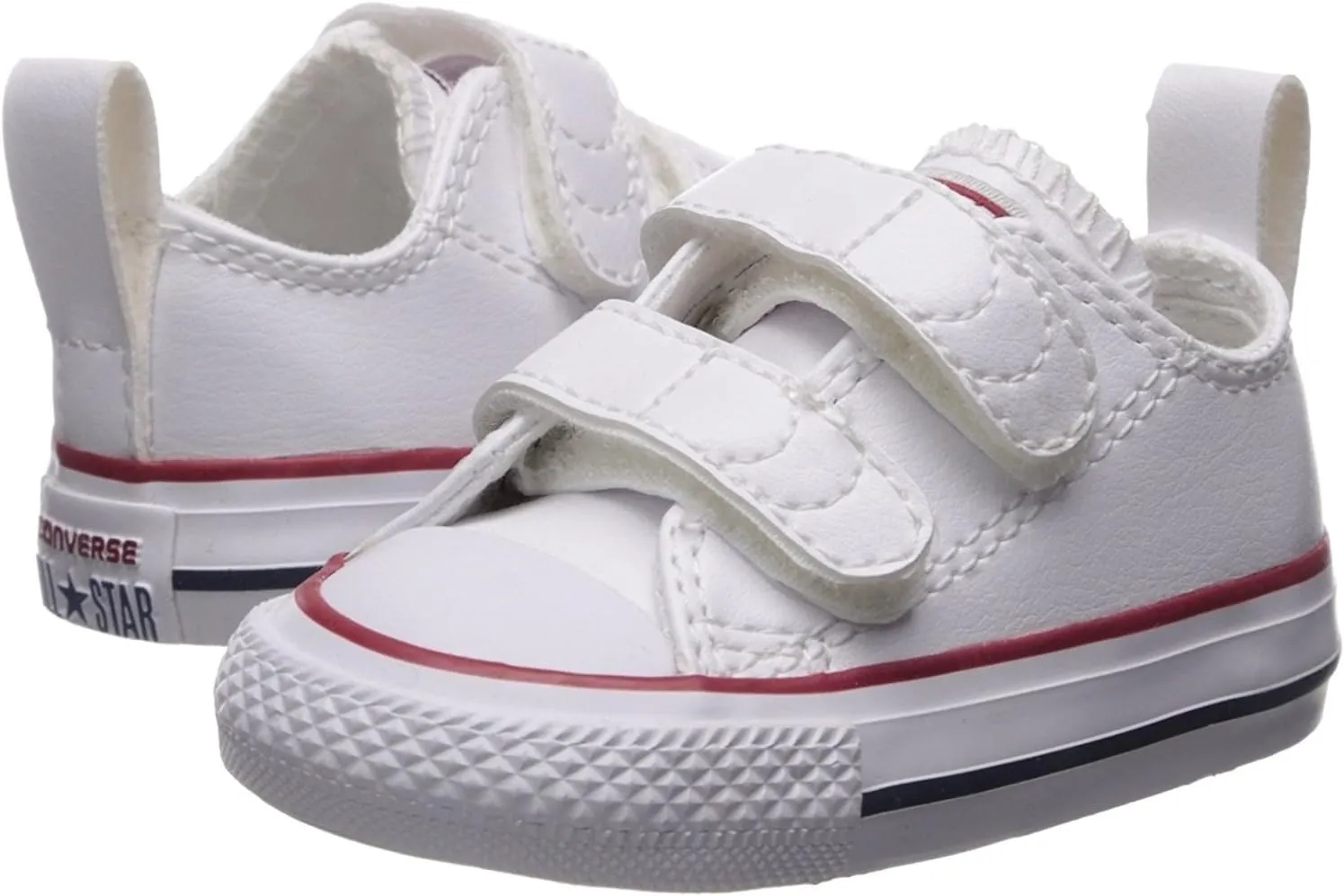 Converse Kids' Chuck Taylor All Star 2v Leather Low Top Sneaker