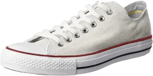 Converse Men's Chuck Taylor All Star Core Ox Charcoal Sneaker Men's 7.5 (9.5 D(M) US, Optical White)