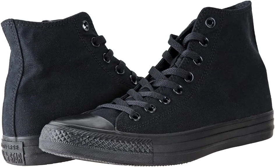 Converse Unisex Chuck Taylor All Star Hi Top Sneaker Black Monochrome