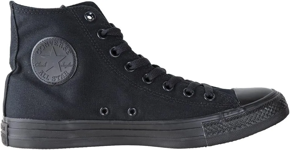 Converse Unisex Chuck Taylor All Star Hi Top Sneaker Black Monochrome