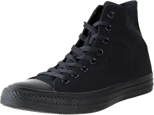 Converse Unisex Chuck Taylor All Star Hi Top Sneaker Black Monochrome