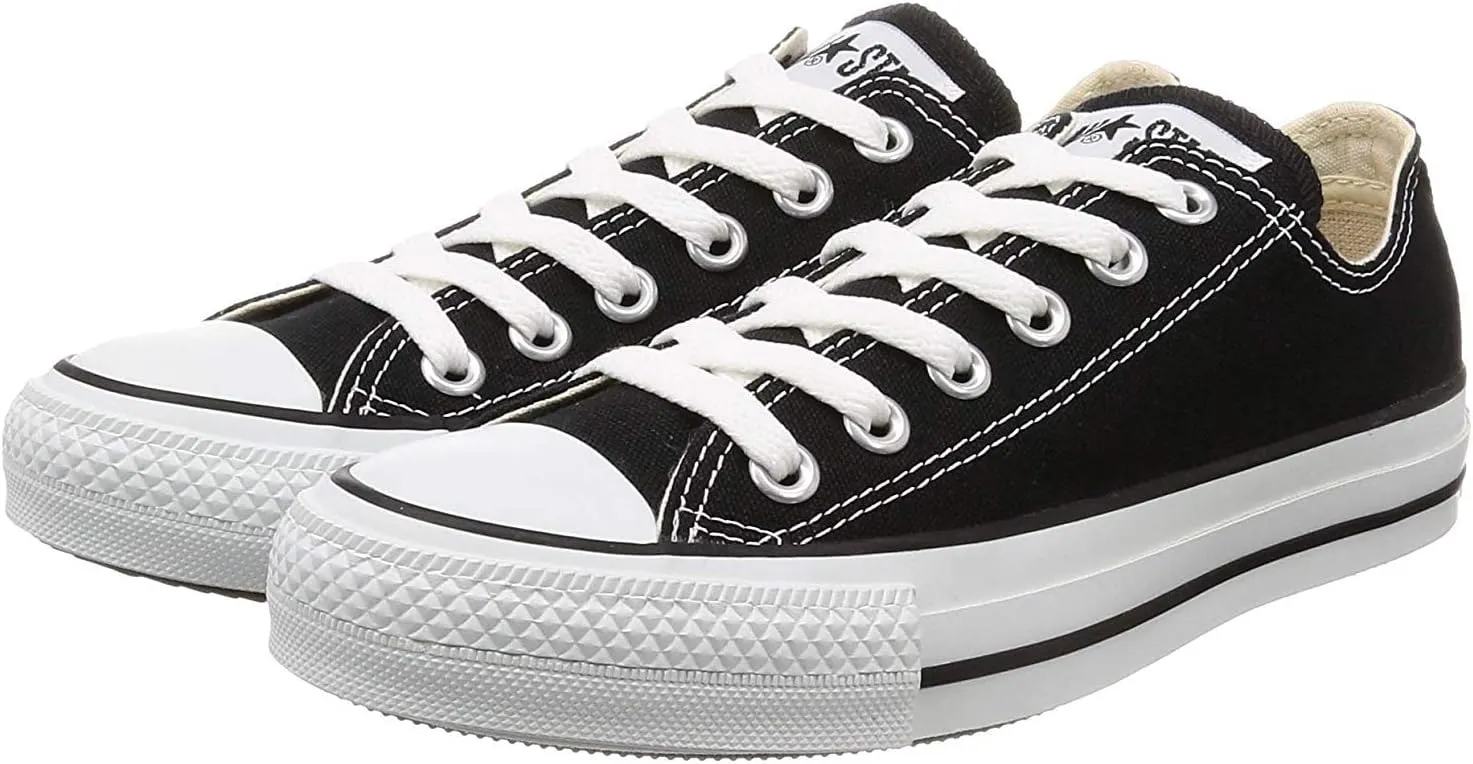 Converse Unisex Chuck Taylor All Star Low Top Sneaker (9.5 M US Women / 7.5 M US Men, Black)