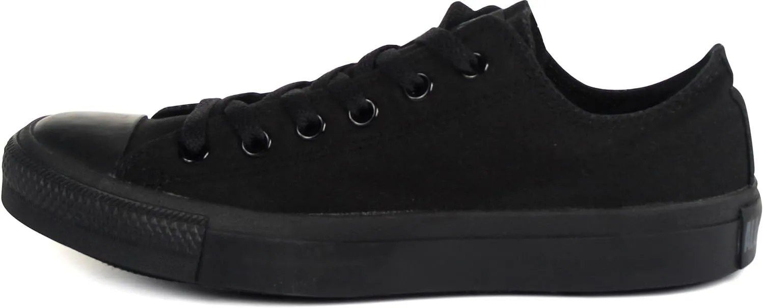 Converse Unisex Chuck Taylor All Star Ox Low Top Black/Black Sneakers