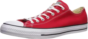 Converse Unisex Chuck Taylor All Star OX Sneaker (5.5 Men 7.5 Women, Red)