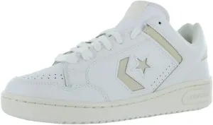 Converse Weapon Leather Unisex Low Top Sneaker (A11573C, in A Nutshell Brown/White)