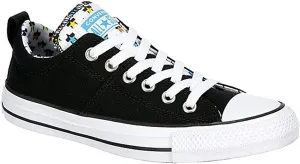 Converse Womens Chuck Taylor All Star Madison Low Top Sneaker (Black/White/Multi, Numeric_6)