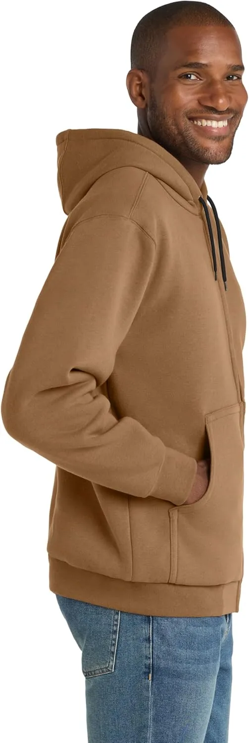 Cornerstone Heavyweight Full-Zip Hooded Sweatshirt with Thermal Lining CS620