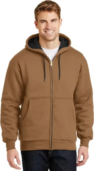 Cornerstone Heavyweight Full Zip Hooded Sweatshirt with Thermal Lining (CS620)