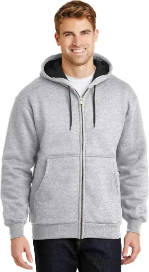 Cornerstone Heavyweight Full-Zip Hooded Sweatshirt with Thermal Lining CS620