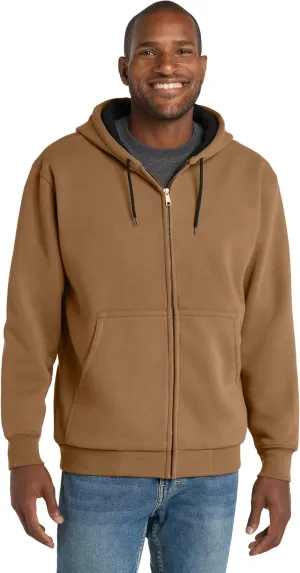 Cornerstone Heavyweight Full-Zip Hooded Sweatshirt with Thermal Lining CS620