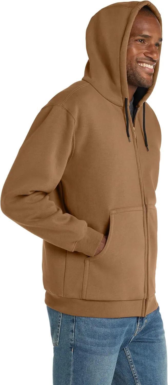 Cornerstone Heavyweight Full-Zip Hooded Sweatshirt with Thermal Lining CS620