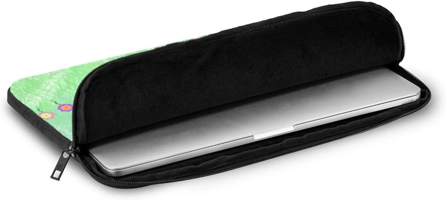 Cute Lamb Pattern Shockproof Portable Laptop 17 inch Sleeve Bag for Men and Women - Ideal for Business Travel, School, and Daily Use