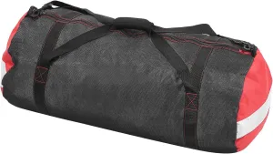 Diving Storage Mesh Shoulder Bag Pack Handbag Equipment for Flipper Wet Clothes PVC Oxford (Black)