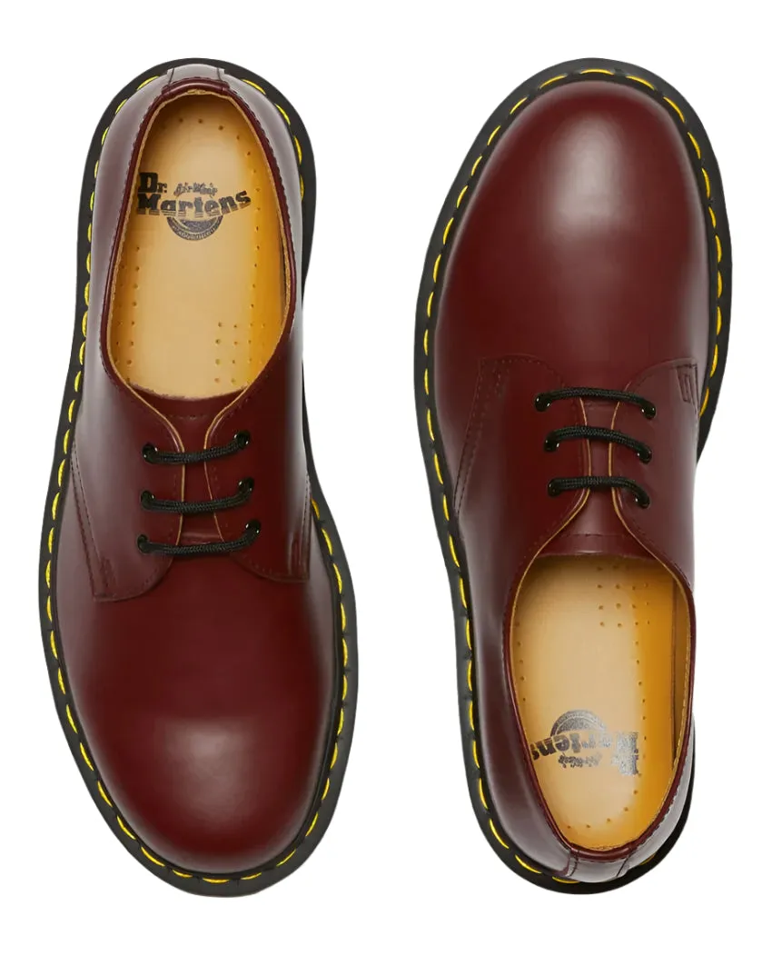 Dr Martens 1461 3 Eye Shoe Cherry Red Smooth