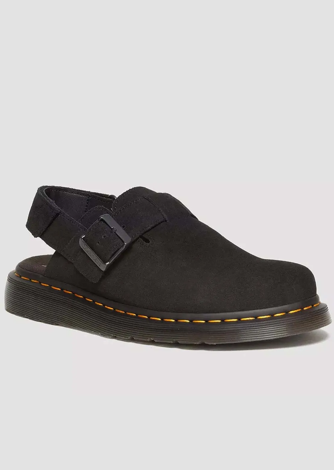 Dr. Martens Unisex Jorge II Black EH Suede Sandals