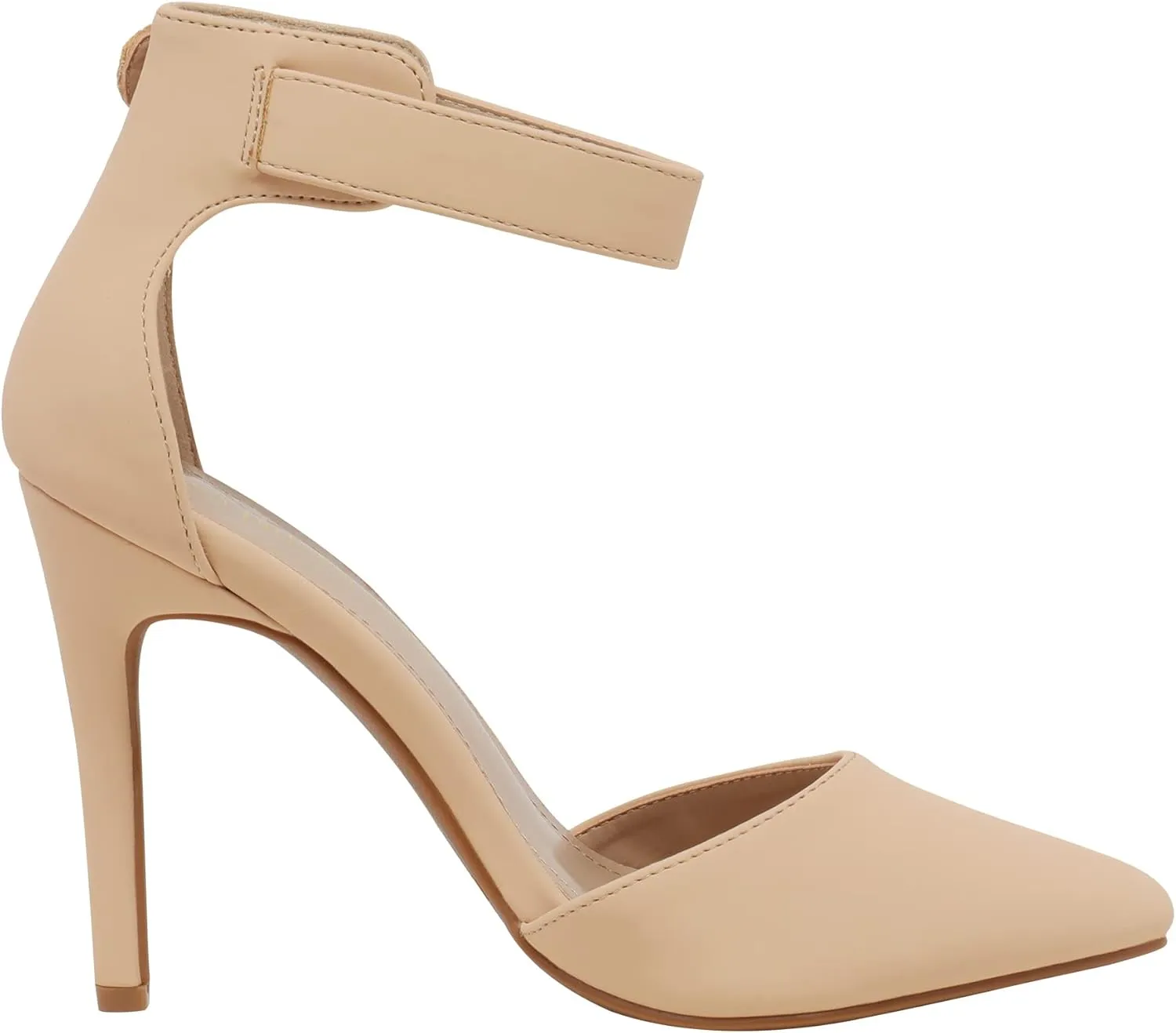 DREAM PAIRS Oppointed-Ankle Women's Pointed Toe Ankle Strap D'Orsay High Heel Stiletto Pumps Shoes