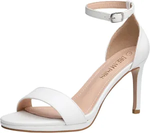 DREAM PAIRS Women's Ankle Strap High Stiletto Heels Pumps Heeled Sandals