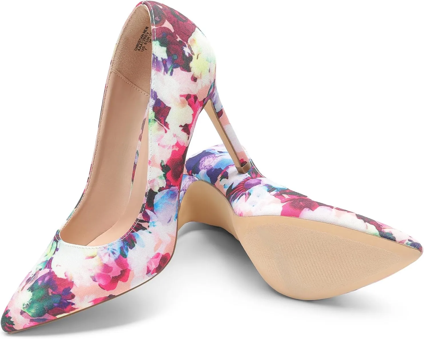 DREAM PAIRS Women's Closed Toe High Heels Dress Pointed Toe Wedding Pump Shoes