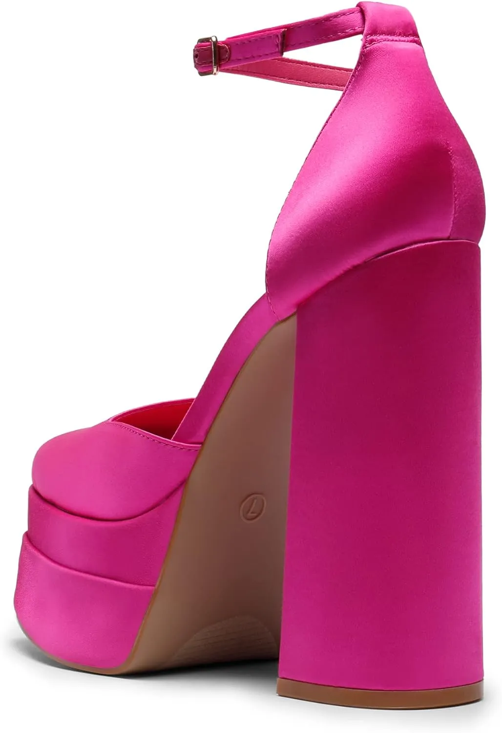 DREAM PAIRS Women’s High Chunky Platform Closed Toe Block Heels Square Toe Ankle Strap Dress Wedding Party Pumps Shoes Aurelia