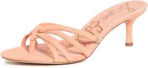 Edelman Strappy Jedda Melon/Orange/Pink Special members discount Stiletto No-hassle exchange Heeled Leather Sam Sandals