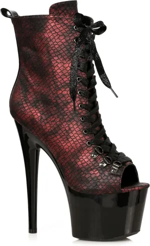 Ellie Shoes Women's 709-adder-red-9 Ankle Boot