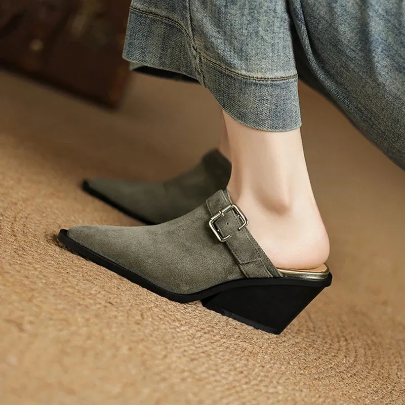 Elmer Suede Mules