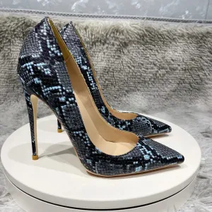Fashion Women's snakeskin high heels