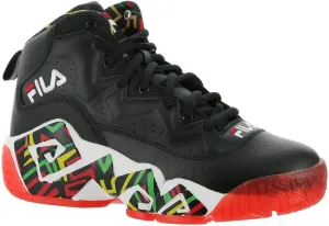 Fila MB GS Boys' Youth Basketball 7 M US Big Kid Black-Green-Lemon