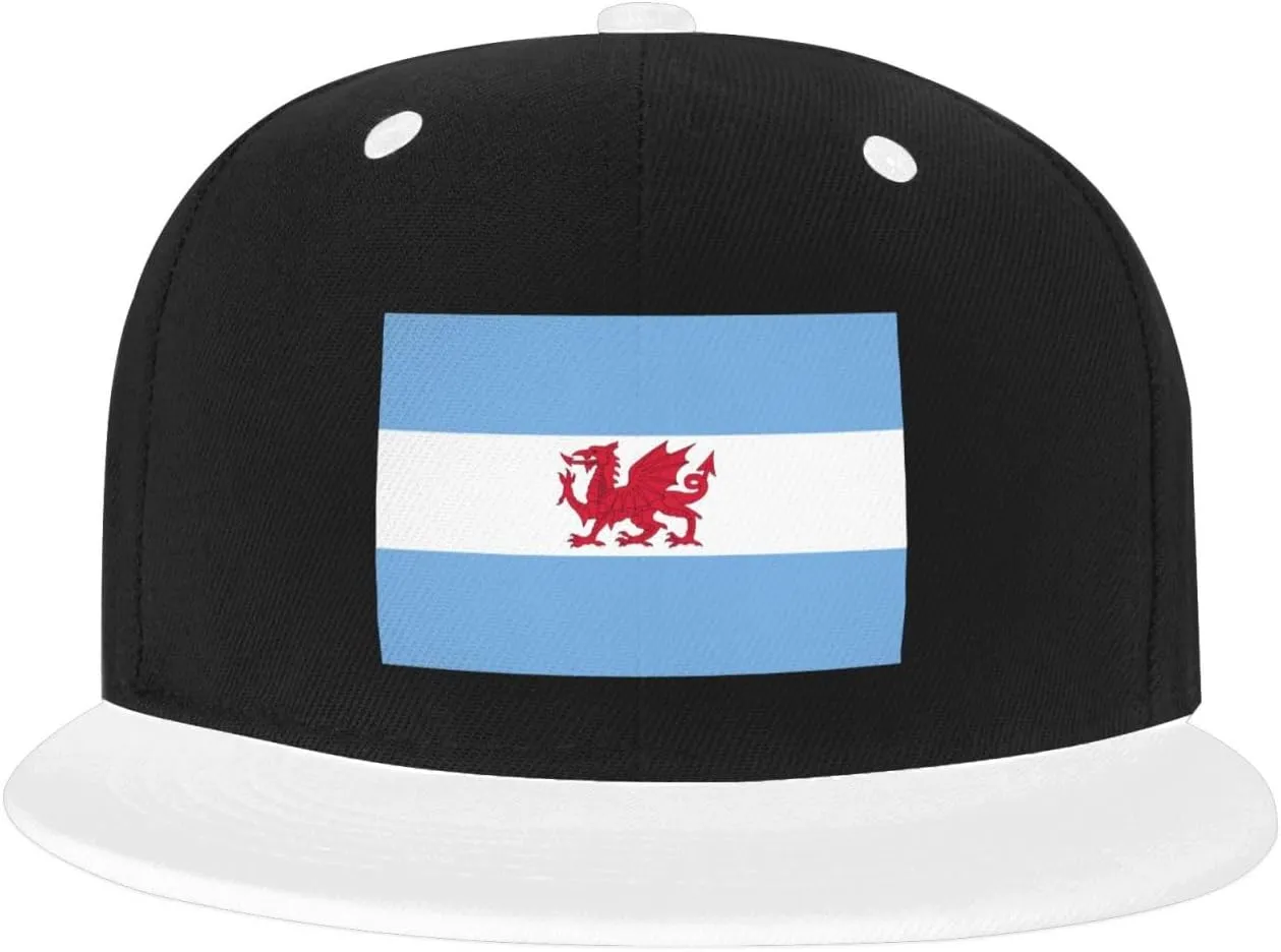 Flag of The Welsh Colony in Patagonia Baseball Cap for Men Women Snapback Hat Adjustable Flat Bill Hats
