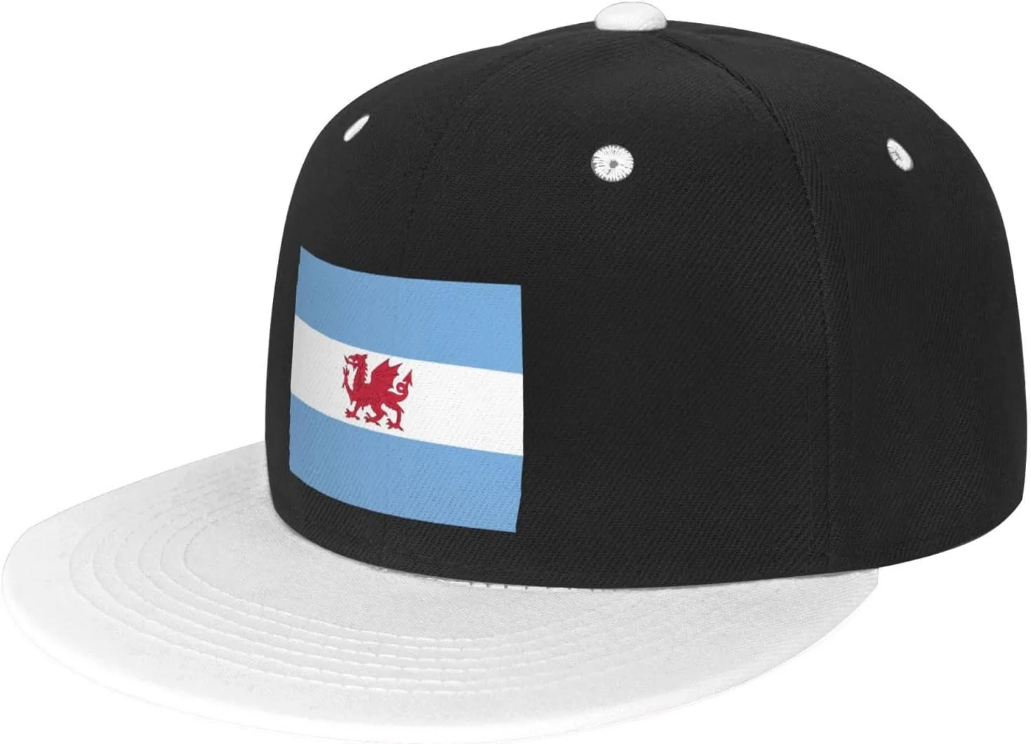 Flag of The Welsh Colony in Patagonia Baseball Cap for Men Women Snapback Hat Adjustable Flat Bill Hats