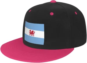 Flag of The Welsh Colony in Patagonia Baseball Cap for Men Women Snapback Hat Adjustable Flat Bill Hats