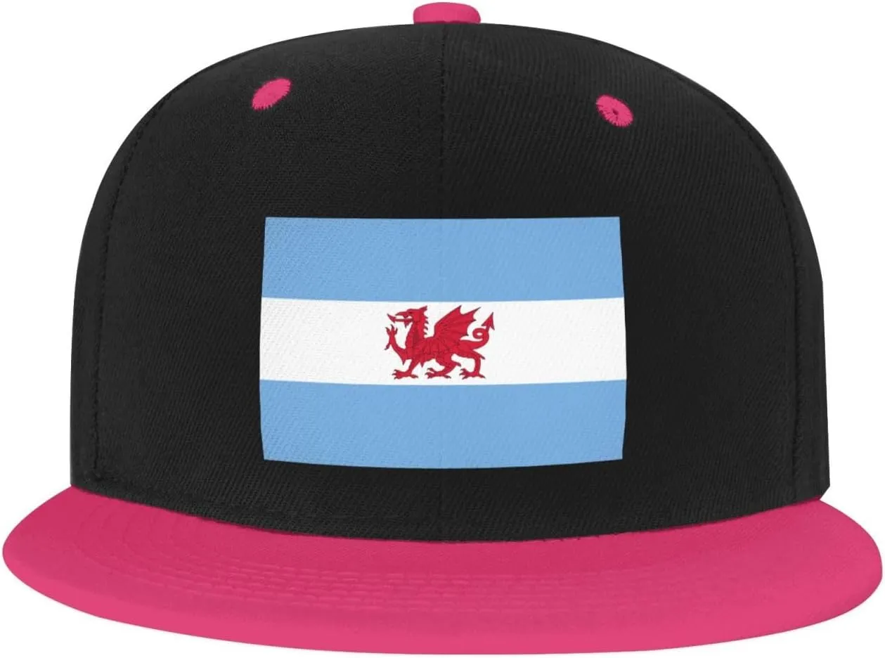 Flag of The Welsh Colony in Patagonia Baseball Cap for Men Women Snapback Hat Adjustable Flat Bill Hats
