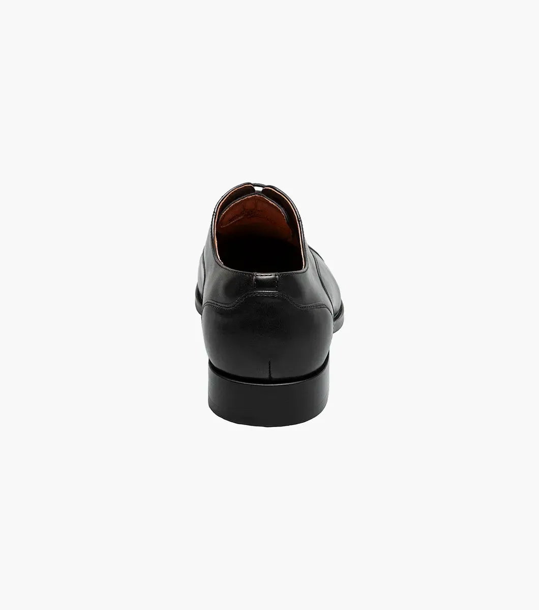 Florsheim Men's Sorrento Lux  Cap Toe Balmoral Oxford Black