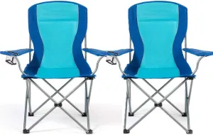Folding Chair Recliner, Nap Chair Portable Beach Chair Leisure Fishing Chair Lazy Chair Outdoor Camping Picnic Home Dual-use - Blue,Sunlounger
