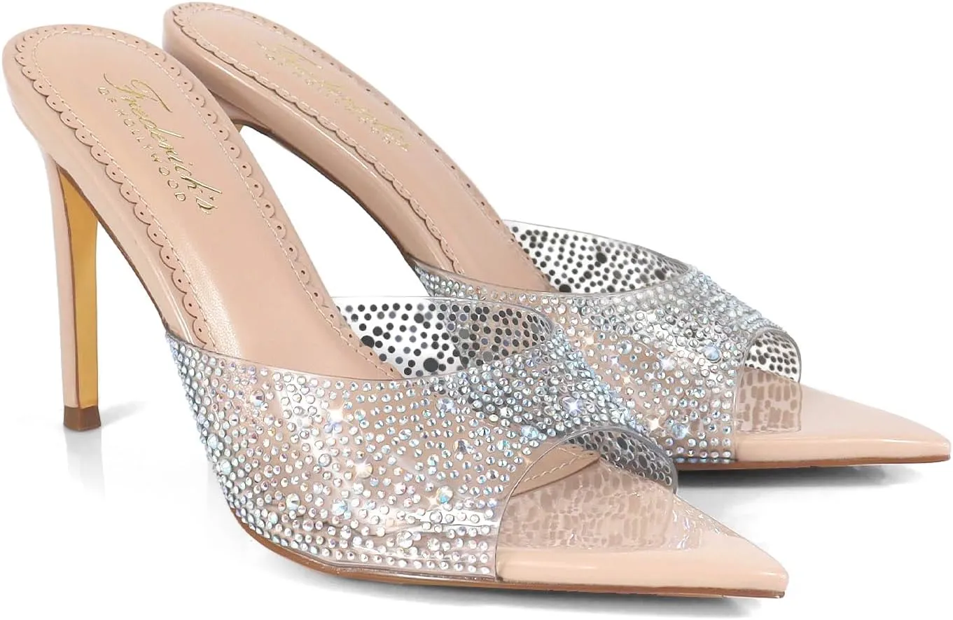 FREDERICK'S OF HOLLYWOOD Women's Pointed Toe Stiletto Heel, FOH-Nora