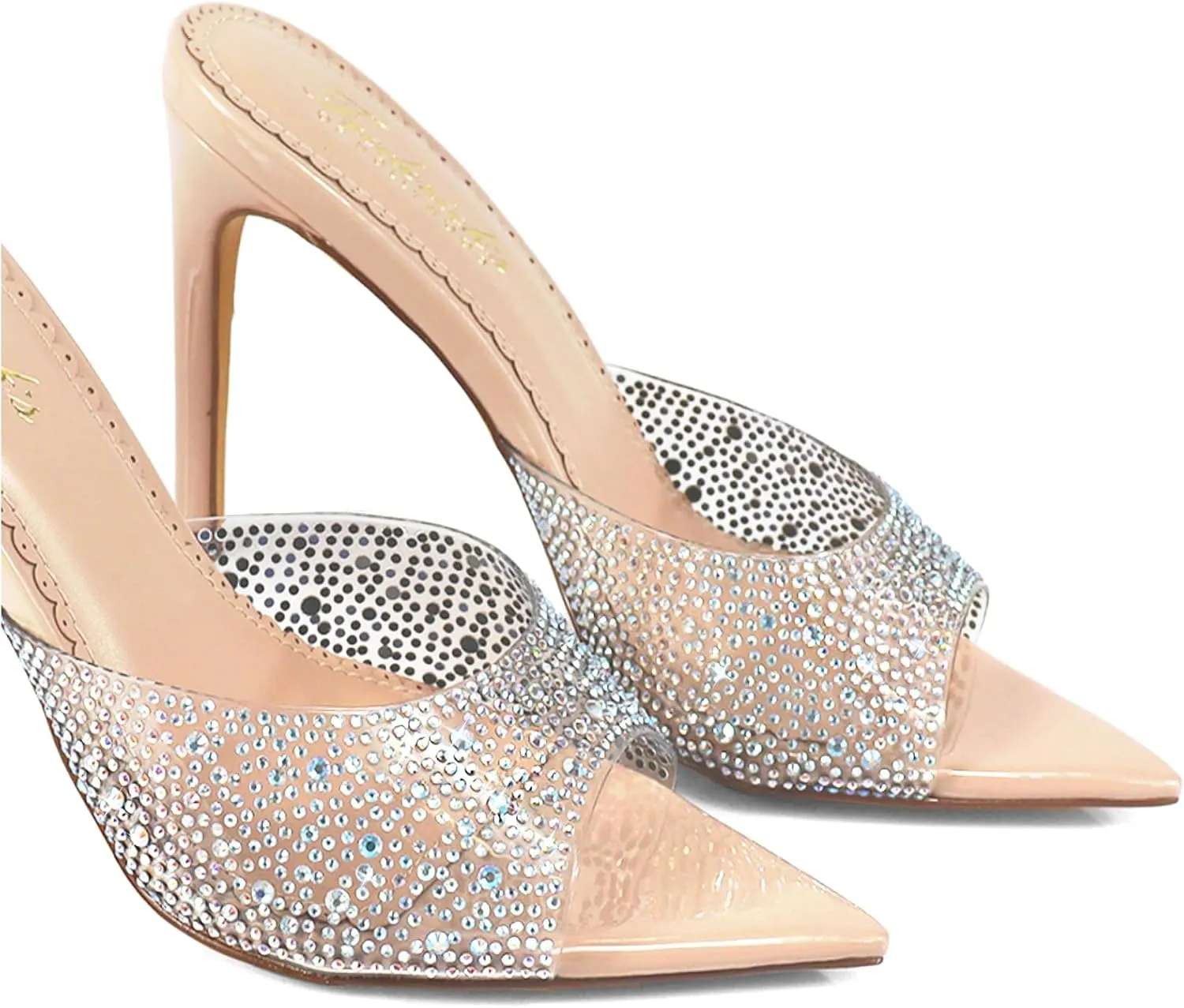 FREDERICK'S OF HOLLYWOOD Women's Pointed Toe Stiletto Heel, FOH-Nora