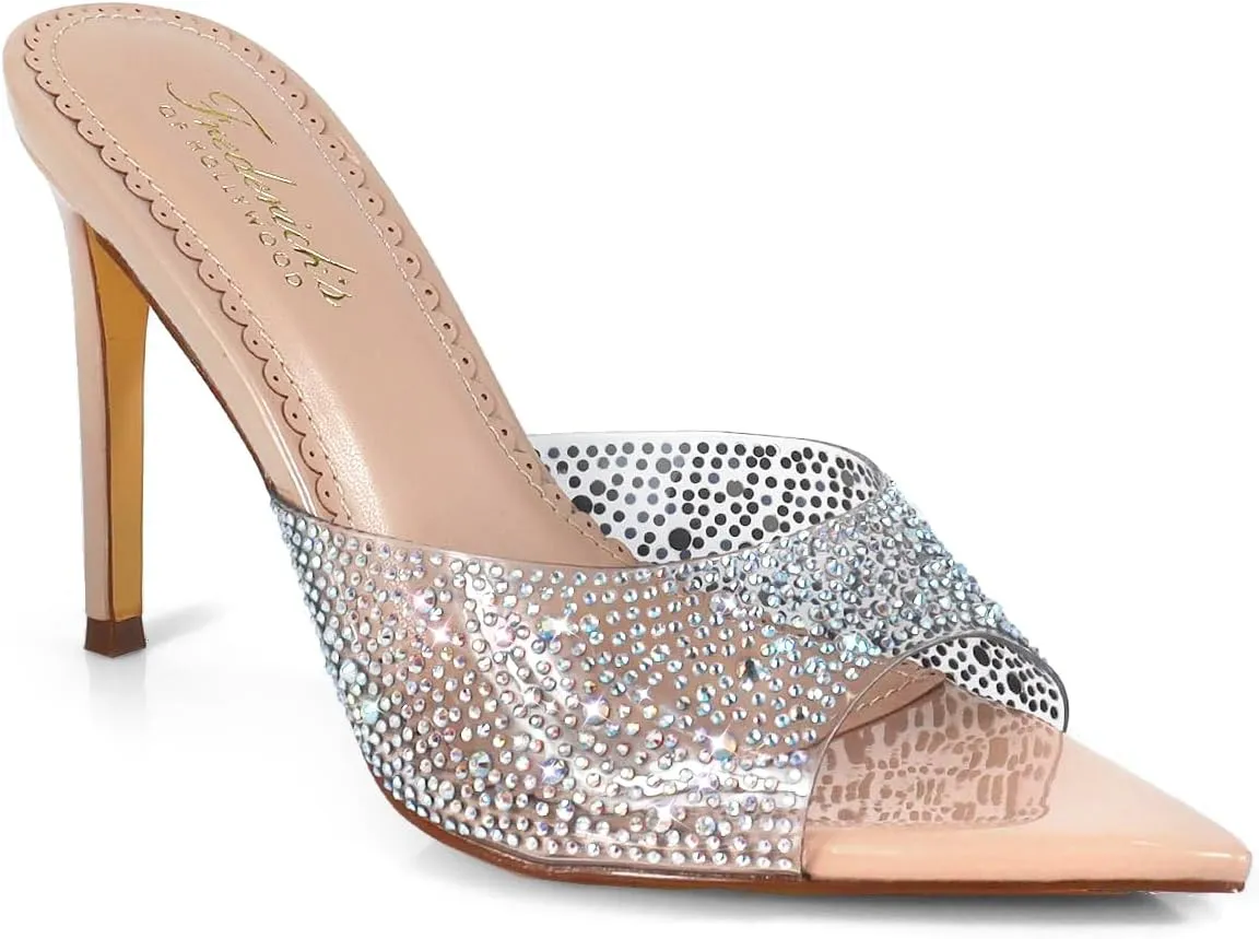 FREDERICK'S OF HOLLYWOOD Women's Pointed Toe Stiletto Heel, FOH-Nora