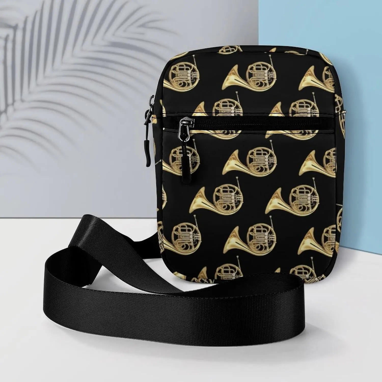 French Golden Horn Detachable Shoulder Strap Small Shoulder Bag Unisex