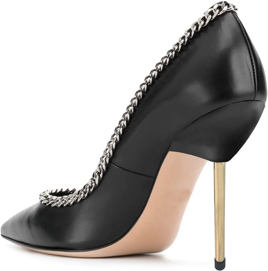 FSJ Women Suede Sexy Pointed Toe Pumps 12 cm High Heels Stilettos Party Prom Daily Classic Office Lady Work Shoes Size 4-15 US