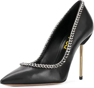 FSJ Women Suede Sexy Pointed Toe Pumps 12 cm High Heels Stilettos Party Prom Daily Classic Office Lady Work Shoes Size 4-15 US