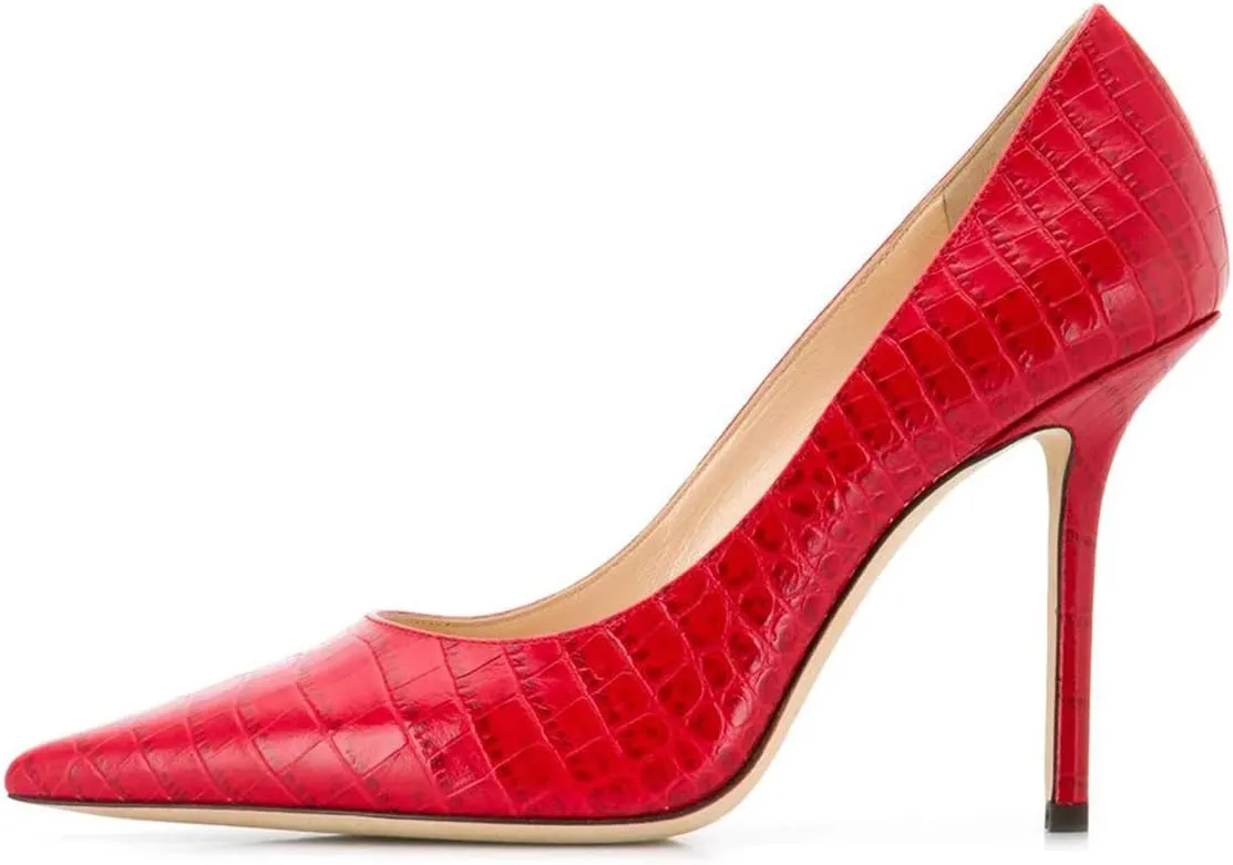 FSJ Women Suede Sexy Pointed Toe Pumps 12 cm High Heels Stilettos Party Prom Daily Classic Office Lady Work Shoes Size 4-15 US