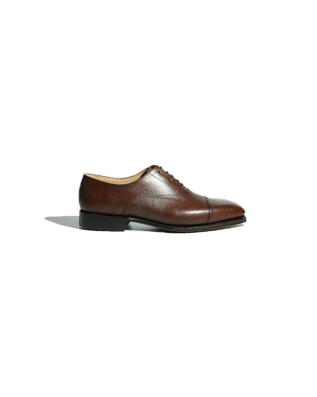 Fugashin Oxford Cap-toe Dark Brown Calf
