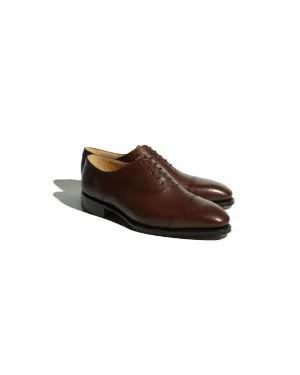 Fugashin Oxford Cap-toe Dark Brown Calf