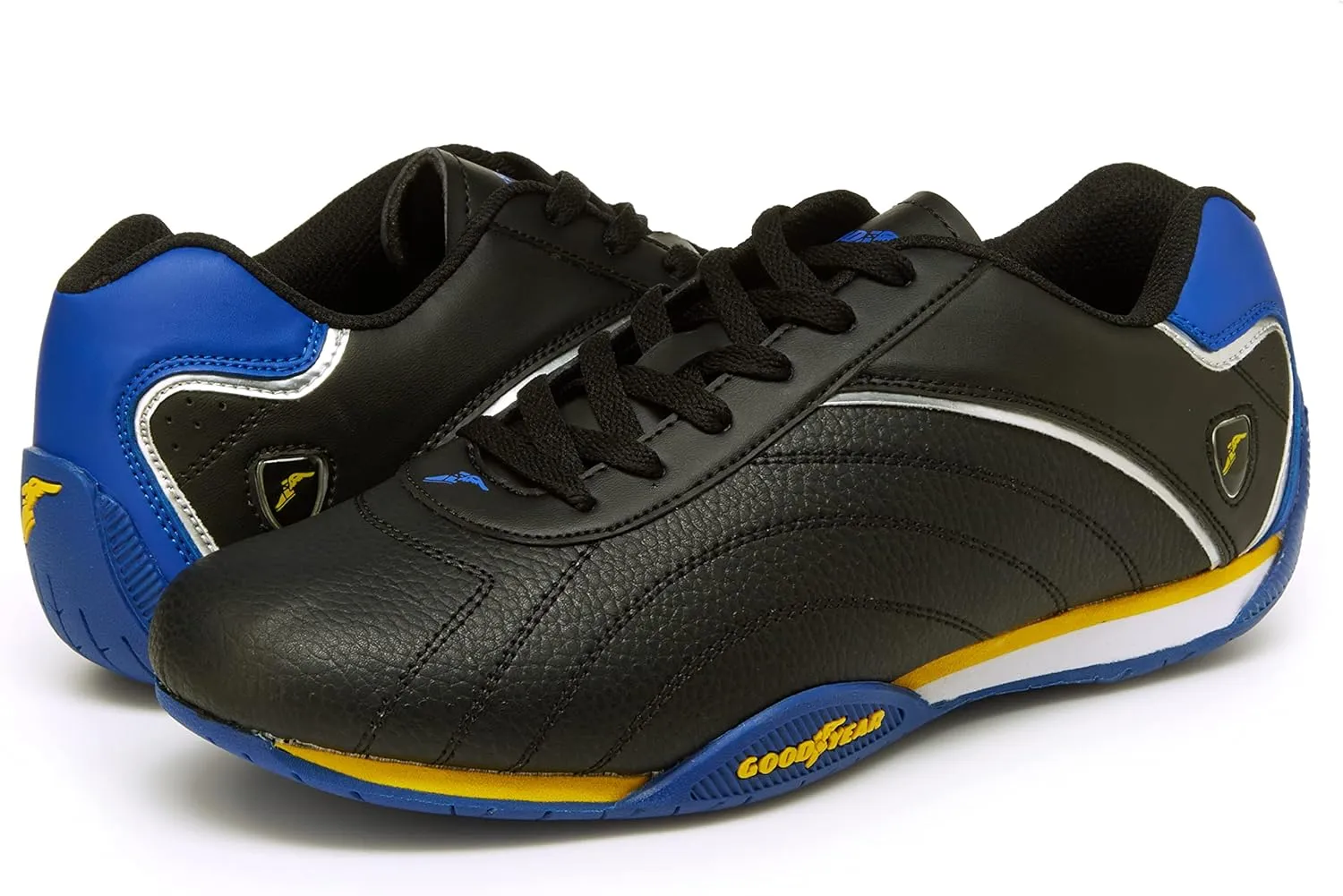 Goodyear Mens Ori Racer Sneaker – Low-Top Sneakers, PU Leather & Mesh Lining