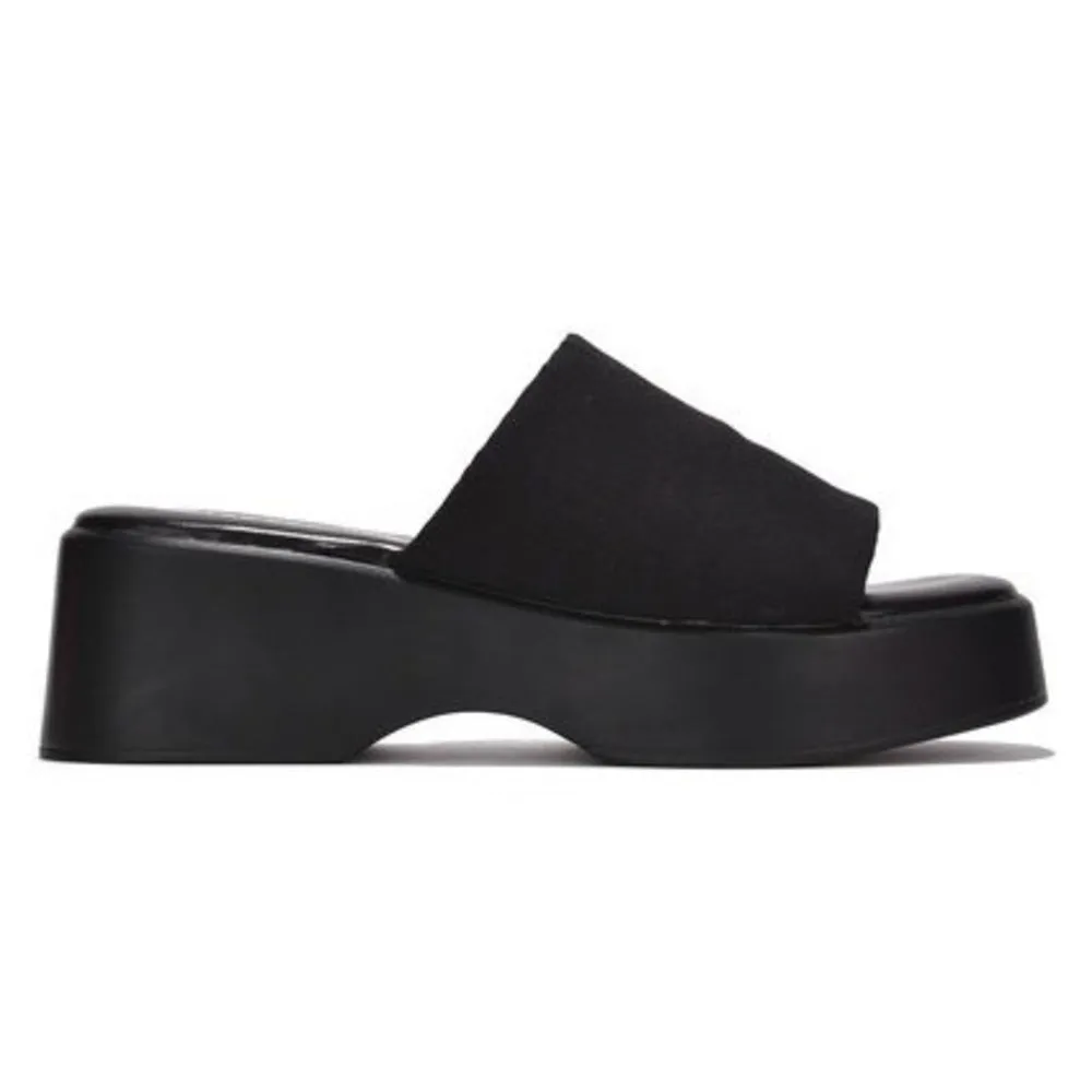 Heel Platform Value-for-money Fabric Chunky Lightweight Mule Stretch Sandals Memory Sandal Cloud Wedge Wedge Fitted Best-sellers Foam