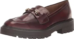 Heel Spiced Loafers Brandy Rounded Chunky Slip Laurs Toe Loyal customers Sam On Seamless support Leather Edelman