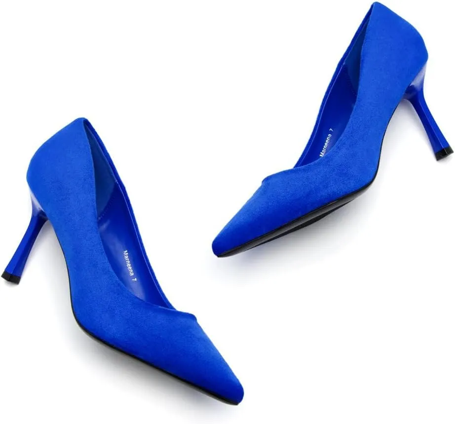 Herstyle Women’s High Heel Pumps – 2025 Trendy Pointed Toe Heels, 3 Inch Closed Toe Stilettos, Elegant Dress Shoes for Work, Office, Wedding & Formal Events