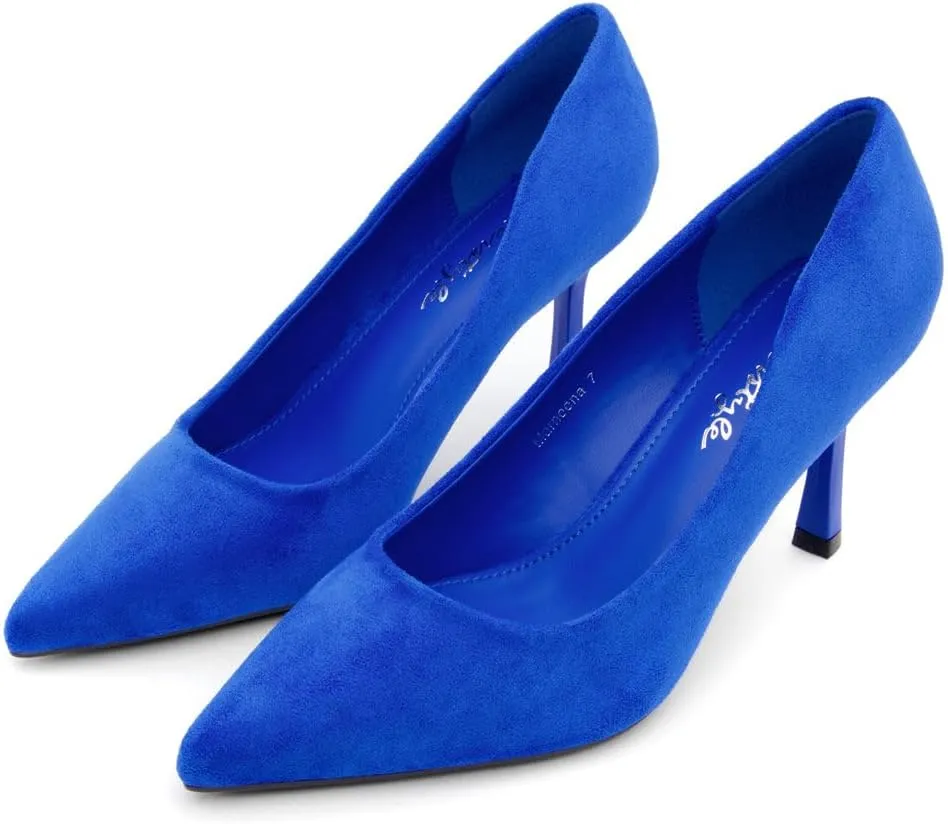 Herstyle Women’s High Heel Pumps – 2025 Trendy Pointed Toe Heels, 3 Inch Closed Toe Stilettos, Elegant Dress Shoes for Work, Office, Wedding & Formal Events