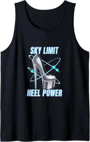 High Heels Sky Limit Heel Power Stiletto Fans Fashion Lovers Tank Top