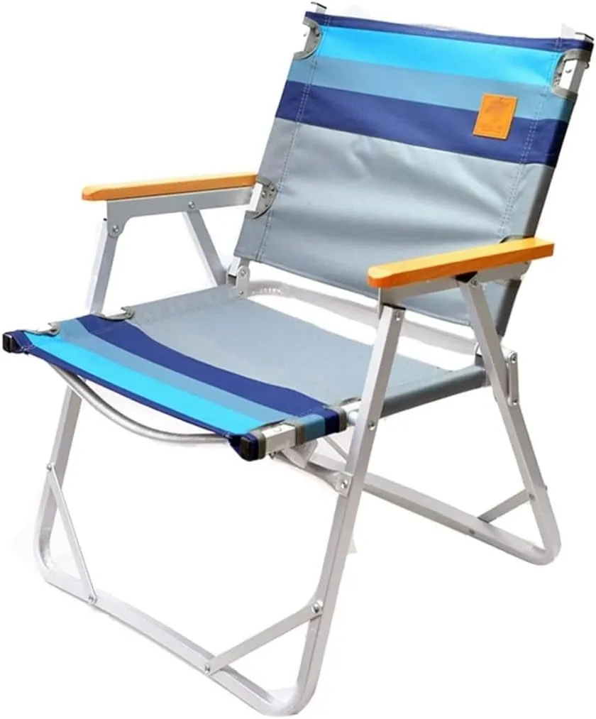 IRYZE Outdoor Chair Folding Camping Chair Outdoor Ultra-Light Aluminum Alloy Folding Leisure Chair Camping Barbecue Canvas Portable Recliner Camping Chair Foldable Chair